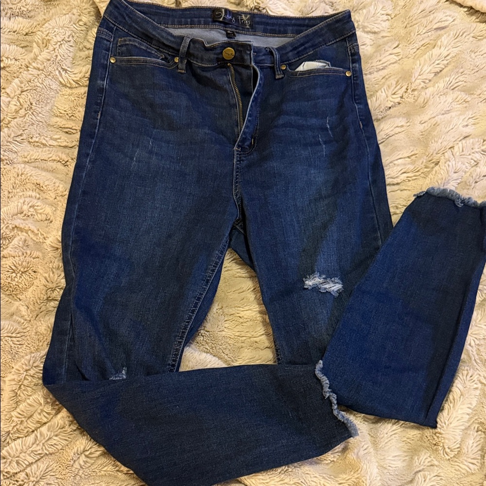 Classic Indigo Women's Skinny Jeans